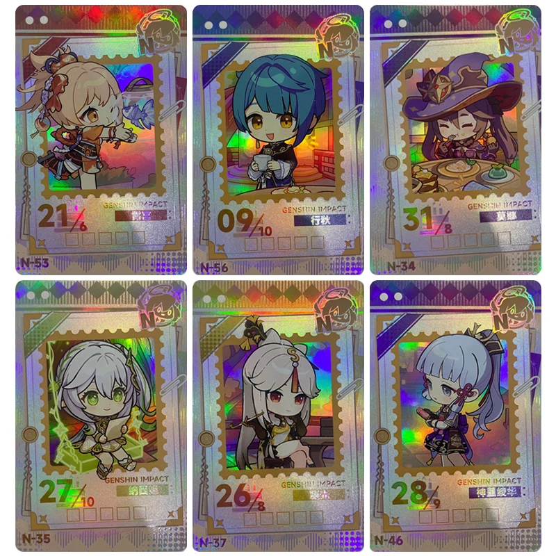 Anime Goddess Story N Card Kamisato Ayaka Yelan Ningguang Nahida Mona Collectible Cards Christmas Birthday Gifts Children's Toys
Anime Goddess Story N Card Kamisato Ayaka Yelan Ningguang Nahida Mona Collectible Cards Christmas Birthday Gifts Children's Toys
