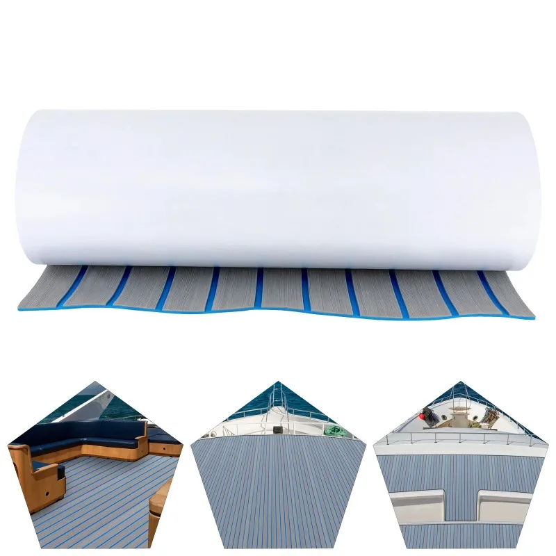 for RV Yacht 95 x 24inchBoat Flooring EVA Foam Decking Sheet Faux Teak Marine Mat Non-Slip Self-Adhesive Flooring Material
for RV Yacht 95 x 24inchBoat Flooring EVA Foam Decking Sheet Faux Teak Marine Mat Non-Slip Self-Adhesive Flooring Material
