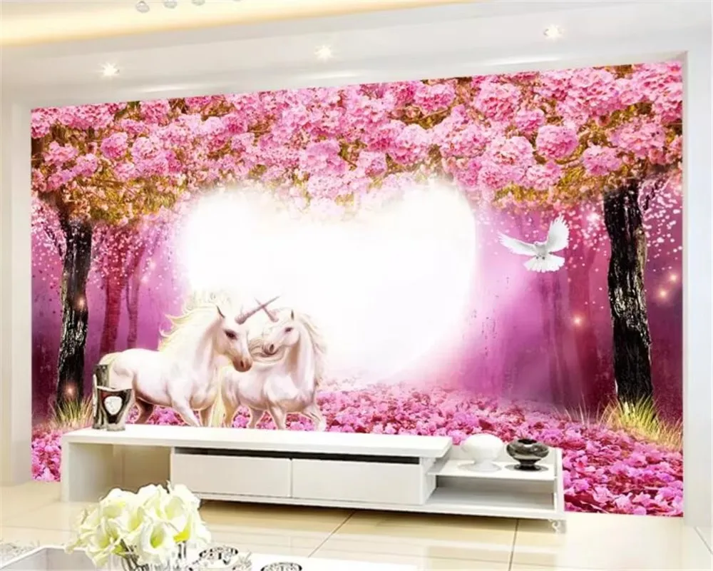 Customized Wallpaper Cartoon mural Nordic pink hand-painted flamingo unicorn children's room background decoration wallpaper
Customized Wallpaper Cartoon mural Nordic pink hand-painted flamingo unicorn children's room background decoration wallpaper