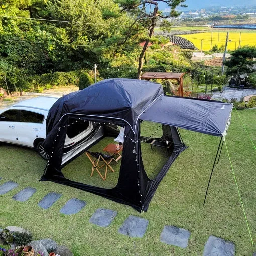 Customized 210D Oxford car glamping tent Waterproof Sunscreen SUV tailgate tent car rear tent house for outdoor camping
Customized 210D Oxford car glamping tent Waterproof Sunscreen SUV tailgate tent car rear tent house for outdoor camping