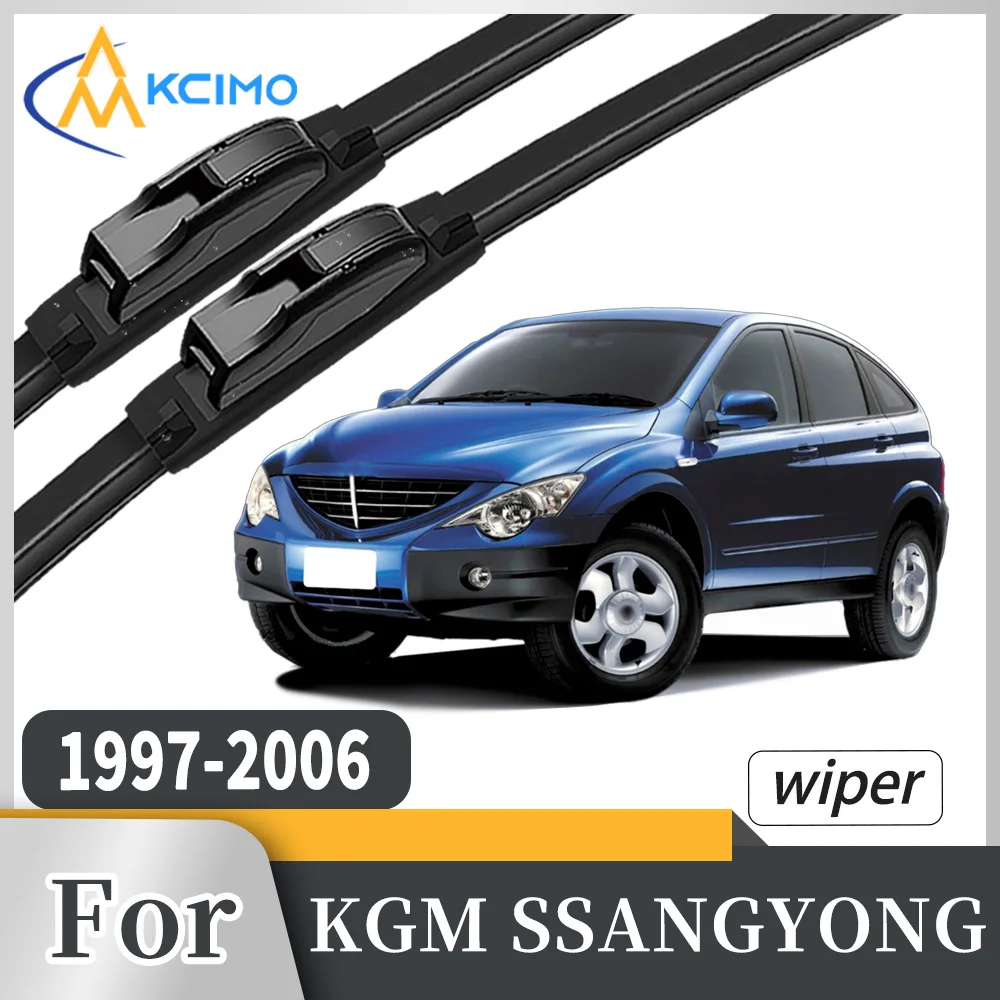 High Grade Rubber Front Windscreen Wiper Blades For KGM SSANGYONG Actyon 1997-2006 All-Weather Noiseless Windshield Set 2Pcs
High Grade Rubber Front Windscreen Wiper Blades For KGM SSANGYONG Actyon 1997-2006 All-Weather Noiseless Windshield Set 2Pcs