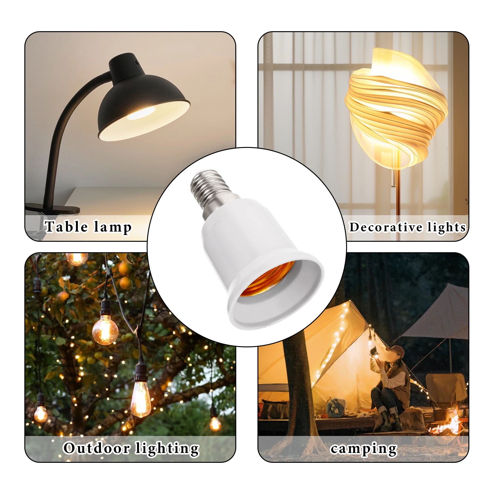 E14 To E27 Plastic Base Bulb Indoor Lamp Holder Ceiling Light Adapter Bulb Adapter Converter Lamp Base Socket Converter Pendant
E14 To E27 Plastic Base Bulb Indoor Lamp Holder Ceiling Light Adapter Bulb Adapter Converter Lamp Base Socket Converter Pendant