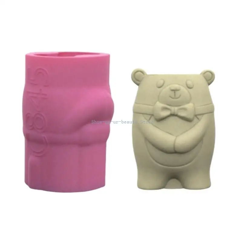 R9JE Handcraft Bear Shaped Silicone Mold for Unique Plant Pots Sturdy Cement Plaster Casting Tool Home Decoration
R9JE Handcraft Bear Shaped Silicone Mold for Unique Plant Pots Sturdy Cement Plaster Casting Tool Home Decoration
