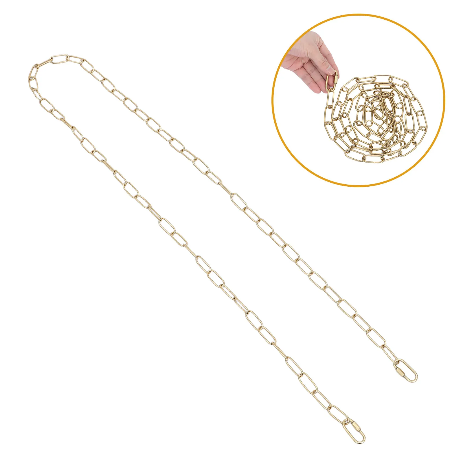 1Set Crystal Lamp Hanging Chain Heavy Duty Iron Decorative Pendant Lamp Chain for Living Dining Room Lighting Fixture Suspension
1Set Crystal Lamp Hanging Chain Heavy Duty Iron Decorative Pendant Lamp Chain for Living Dining Room Lighting Fixture Suspension