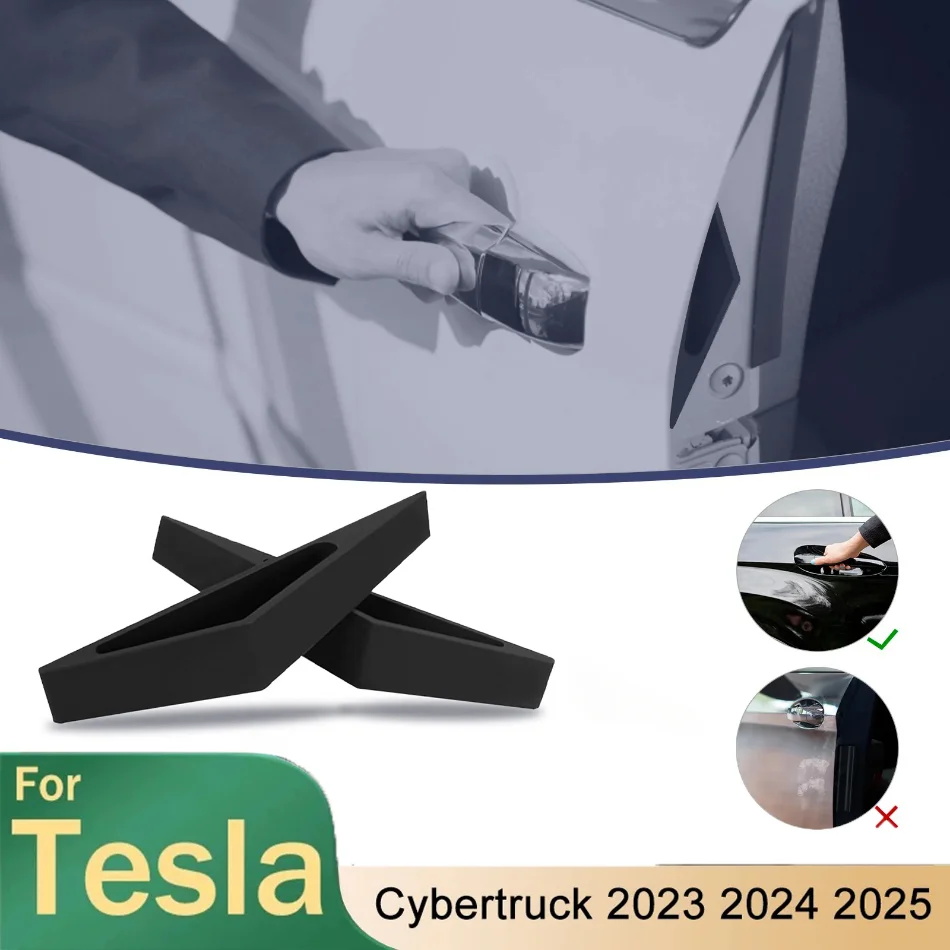 Скрытые дверные ручки для Tesla Cyber Truck 2025, силиконовые дверные ручки с защитой от отпечатков пальцев, защитные аксессуары, автозапчасти
Скрытые дверные ручки для Tesla Cyber Truck 2025, силиконовые дверные ручки с защитой от отпечатков пальцев, защитные аксессуары, автозапчасти