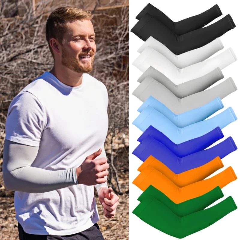 Ice Cool Arm Sleeves, 2 Pairs UV Protection for Outdoor Sports, Breathable Sweat Wicking Athletic Covers for Gym Men Women
Ice Cool Arm Sleeves, 2 Pairs UV Protection for Outdoor Sports, Breathable Sweat Wicking Athletic Covers for Gym Men Women