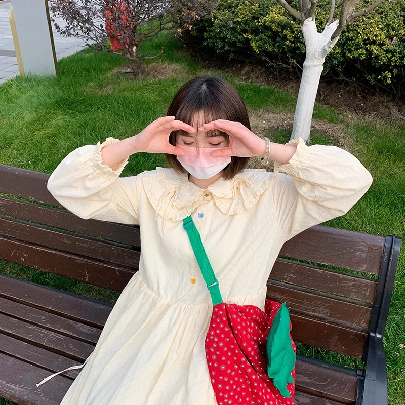 Original Weekend Sweetheart Long Sleeve Embroidered Doll Collar Spring Commute Dress Cotton Knitted High Waist A-Line Skirt
Original Weekend Sweetheart Long Sleeve Embroidered Doll Collar Spring Commute Dress Cotton Knitted High Waist A-Line Skirt
