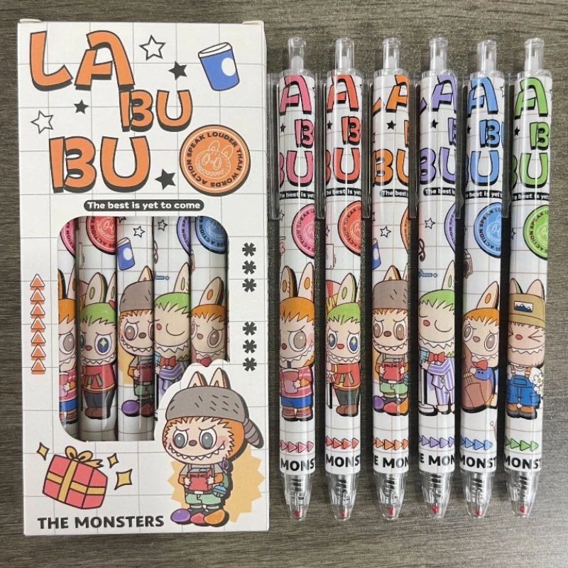 6 Styles Labubu Box Set Neutral Pen Cartoon Student Black Ins Anime 0.5 Speed Drying Student Press Pen New Wholesale
6 Styles Labubu Box Set Neutral Pen Cartoon Student Black Ins Anime 0.5 Speed Drying Student Press Pen New Wholesale