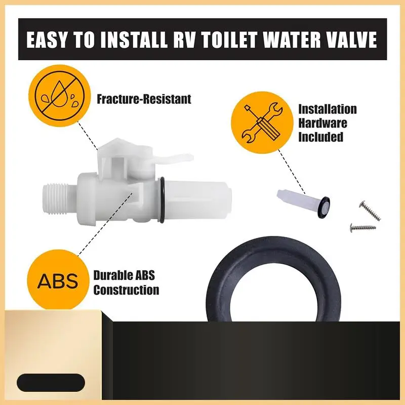 1Set Toilet Water Valve Kit For RV Part 13168 Upgraded Thetford Aqua Magic IV Leak Proof High Performance RV Accessories-N30R
1Set Toilet Water Valve Kit For RV Part 13168 Upgraded Thetford Aqua Magic IV Leak Proof High Performance RV Accessories-N30R