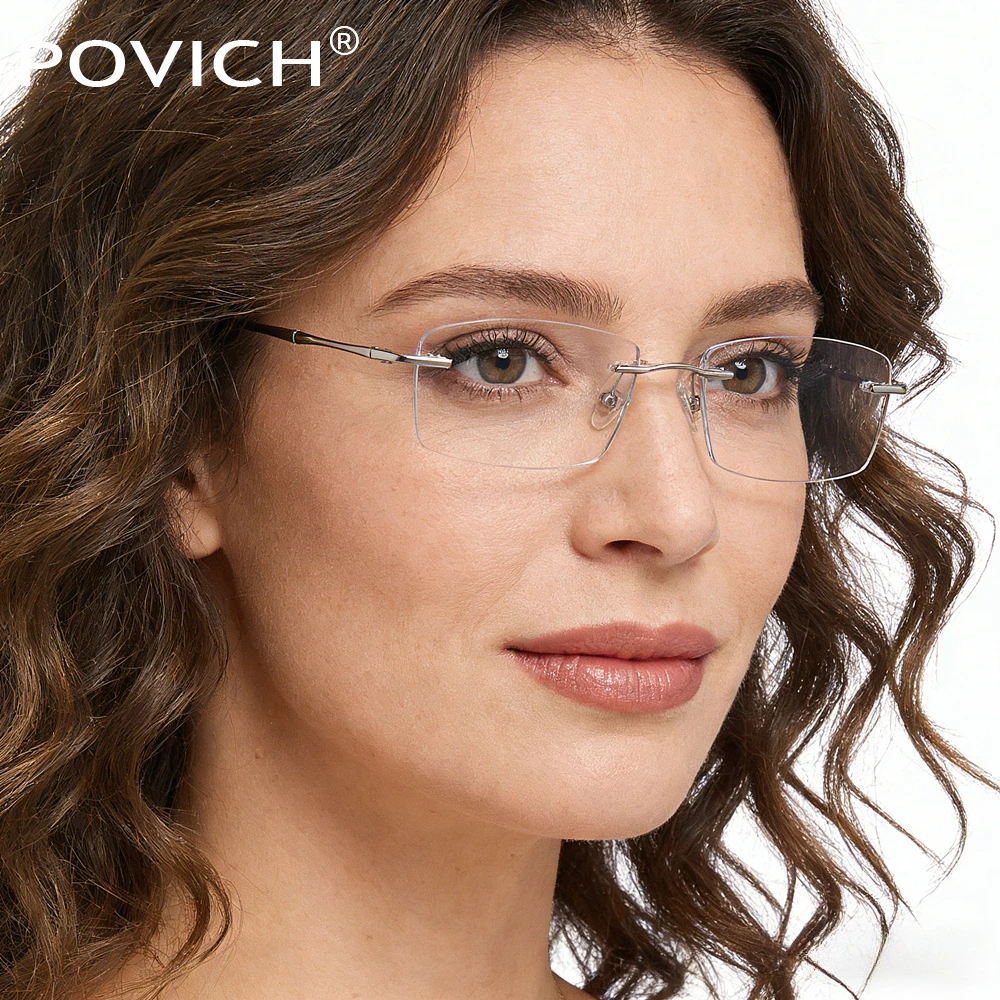 POVICH Titanium Glasses Men's Eyeglasses Frames Luxury Brands Rimless Glasses Women Pure Titanium Computer Lenses 2026 NEW
POVICH Titanium Glasses Men's Eyeglasses Frames Luxury Brands Rimless Glasses Women Pure Titanium Computer Lenses 2026 NEW