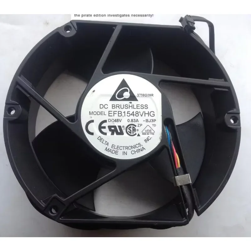 Охлаждающий вентилятор для сервера Delta Electronics EFB1548VHG BJ3P, 48 В постоянного тока, 0,83 А, 172x172x51 мм, 4-проводной
Охлаждающий вентилятор для сервера Delta Electronics EFB1548VHG BJ3P, 48 В постоянного тока, 0,83 А, 172x172x51 мм, 4-проводной