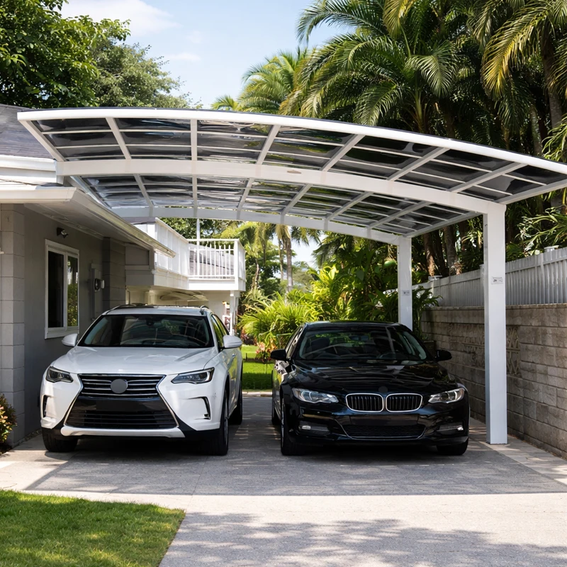 Heavy Duty Aluminum Carport Modern Outdoor Car Shelter Villa Gazebo Windproof Waterproof Patio Awning Canopy for SUV Boat
Heavy Duty Aluminum Carport Modern Outdoor Car Shelter Villa Gazebo Windproof Waterproof Patio Awning Canopy for SUV Boat