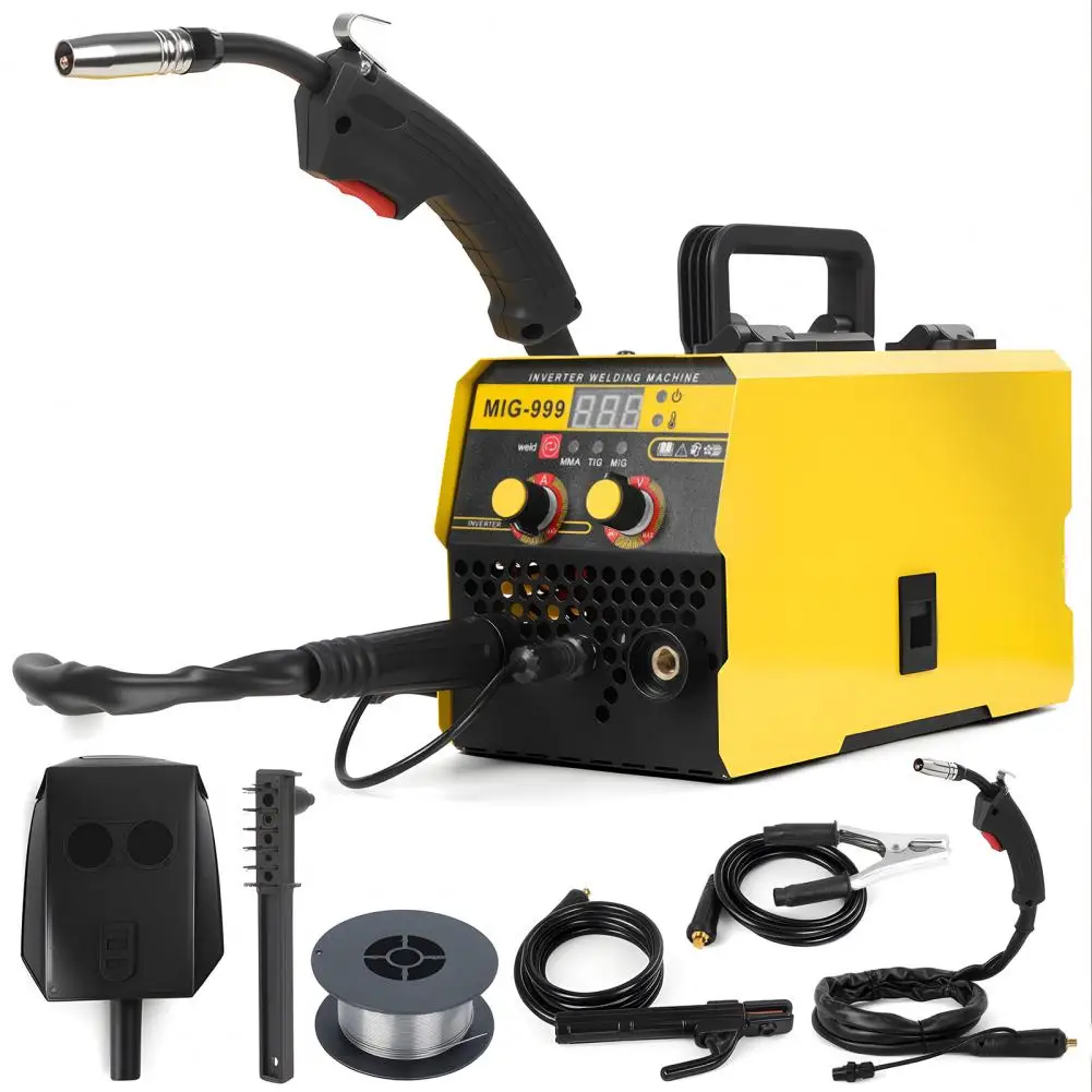 3-in-1 Gasless MIG Welder Machine, 140A Portable Welding Kit for Home, 110V/220V Dual Voltage Welding Machine
3-in-1 Gasless MIG Welder Machine, 140A Portable Welding Kit for Home, 110V/220V Dual Voltage Welding Machine