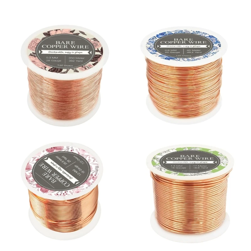 Versatile 0.3/0.8/1.0/1.3mm Beading Wire Artistic Wire Craft Wire for Beading and Wire Wrapped Pendants
Versatile 0.3/0.8/1.0/1.3mm Beading Wire Artistic Wire Craft Wire for Beading and Wire Wrapped Pendants