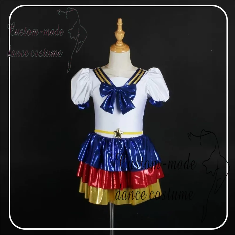 Весенне-летнее детское платье для современного танца в темно-синем стиле для девочек, костюм для выступлений, сценический наряд для мероприятия
Весенне-летнее детское платье для современного танца в темно-синем стиле для девочек, костюм для выступлений, сценический наряд для мероприятия