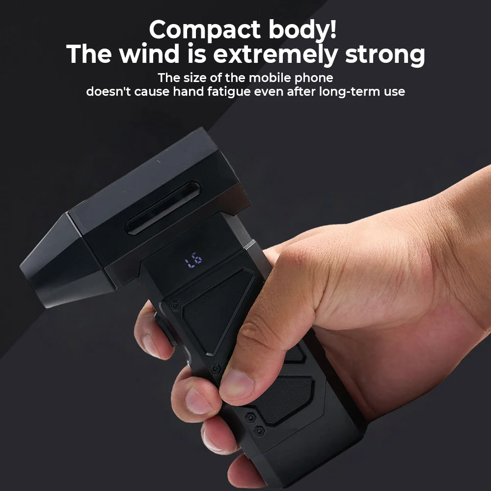 Handheld Mini Turbo Jet Fan 1000000RPM Powerful air Blower 58m/s Wind speed Compressed air Duster for Car Dryer Home Cleaning
Handheld Mini Turbo Jet Fan 1000000RPM Powerful air Blower 58m/s Wind speed Compressed air Duster for Car Dryer Home Cleaning