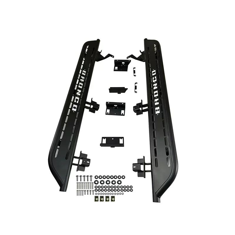 Car accessories 4 Door black steel running board side steps for 2022 FORD Bronco
Car accessories 4 Door black steel running board side steps for 2022 FORD Bronco