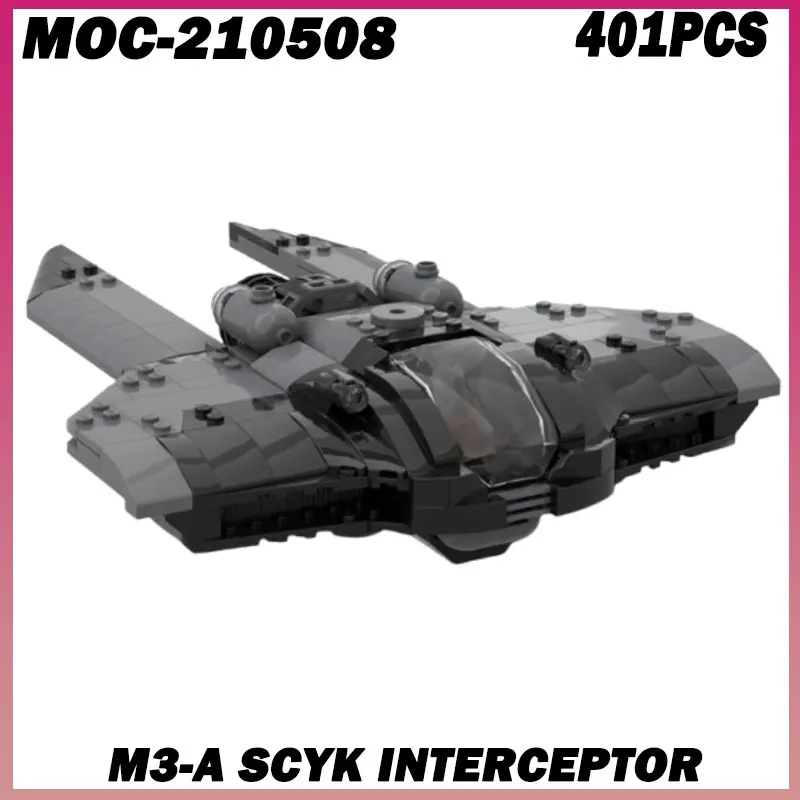 401 шт. MOC- 210508 Новинка в наличии, эксклюзивные строительные блоки M3-A Scyk Interceptor, кирпичи 75292, звездные игрушки для детей, Рождество
401 шт. MOC- 210508 Новинка в наличии, эксклюзивные строительные блоки M3-A Scyk Interceptor, кирпичи 75292, звездные игрушки для детей, Рождество