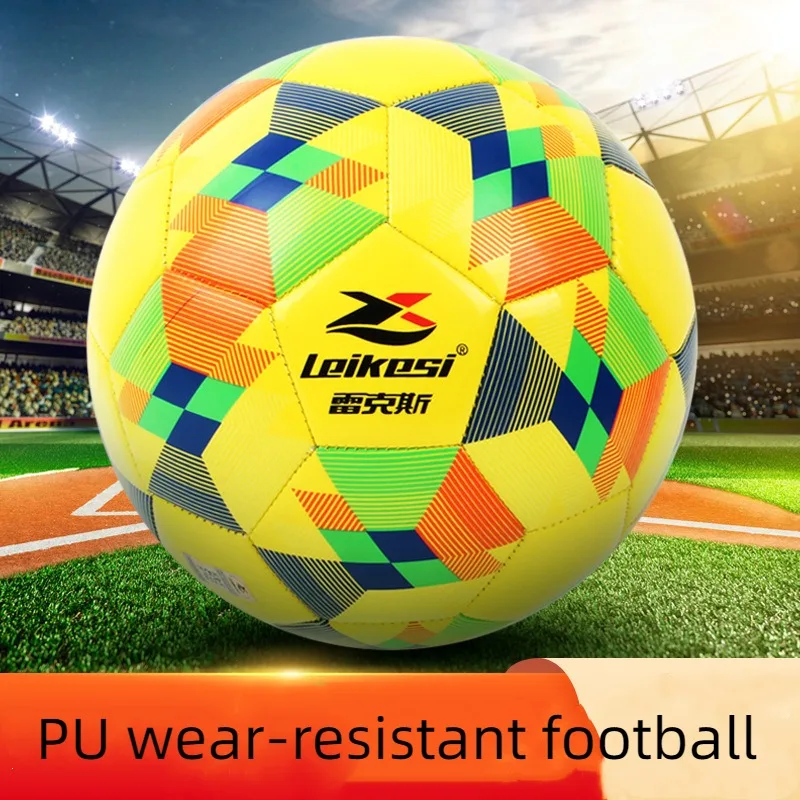 Official Size 4 Soccer Ball for Kids PVC Machine-sewing Seamless Wear-resistant Team Training Ball School Competition Football
Official Size 4 Soccer Ball for Kids PVC Machine-sewing Seamless Wear-resistant Team Training Ball School Competition Football