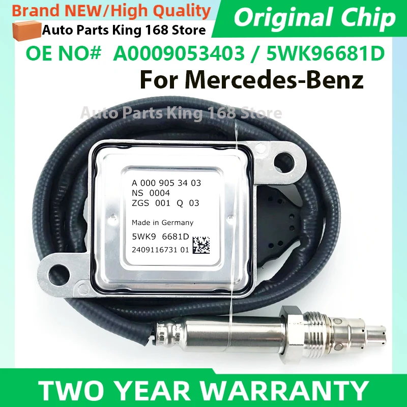 A0009053503 5WK96682D Nitrogen Oxide NOX oxygen Sensor For Mercedes Benz C-Class W205 C180 C220 C250 High Quality
A0009053503 5WK96682D Nitrogen Oxide NOX oxygen Sensor For Mercedes Benz C-Class W205 C180 C220 C250 High Quality
