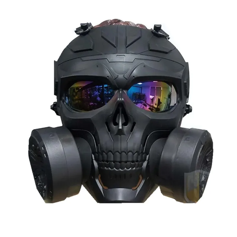 Full Face Tactical Mask for Airsoft/CS/Cosplay Adjustable Breathable Face Protection Military Style Gear Halloween Christmas
Full Face Tactical Mask for Airsoft/CS/Cosplay Adjustable Breathable Face Protection Military Style Gear Halloween Christmas