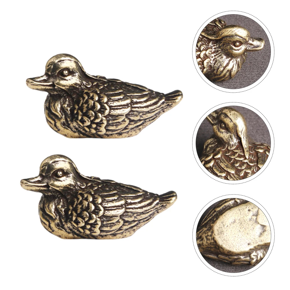 2pcs Brass Duck Decorative Statue Wedding Gift Vintage Household Artware Garden Yard Desk Ornament Retro Bird
2pcs Brass Duck Decorative Statue Wedding Gift Vintage Household Artware Garden Yard Desk Ornament Retro Bird