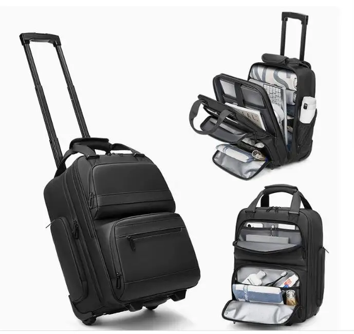 Men 18 Inch Black Under seat Carry On Luggage Suitcase Soft Side Cabin Men Suitcase Men Hand Luggage Bag Front Full Open Design 
Men 18 Inch Black Under seat Carry On Luggage Suitcase Soft Side Cabin Men Suitcase Men Hand Luggage Bag Front Full Open Design