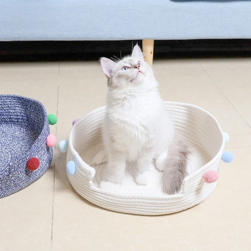 Питомник для домашних животных, новый четыре сезона, доступные хлопковые нитки ручной работы, коврик для собак, кошачья лапа, доска для глубокого сна, кошачье гнездо, товары для домашних животных
Питомник для домашних животных, новый четыре сезона, доступные хлопковые нитки ручной работы, коврик для собак, кошачья лапа, доска для глубокого сна, кошачье гнездо, товары для домашних животных