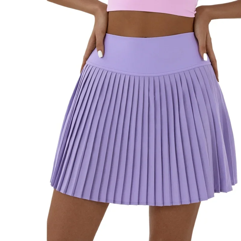 Pleated Yoga Sport Skirt Tennis Skorts with Inner Lining Shorts Double Deck Solid Color Badminton Golf Skirt Tennis Dress Women
Pleated Yoga Sport Skirt Tennis Skorts with Inner Lining Shorts Double Deck Solid Color Badminton Golf Skirt Tennis Dress Women