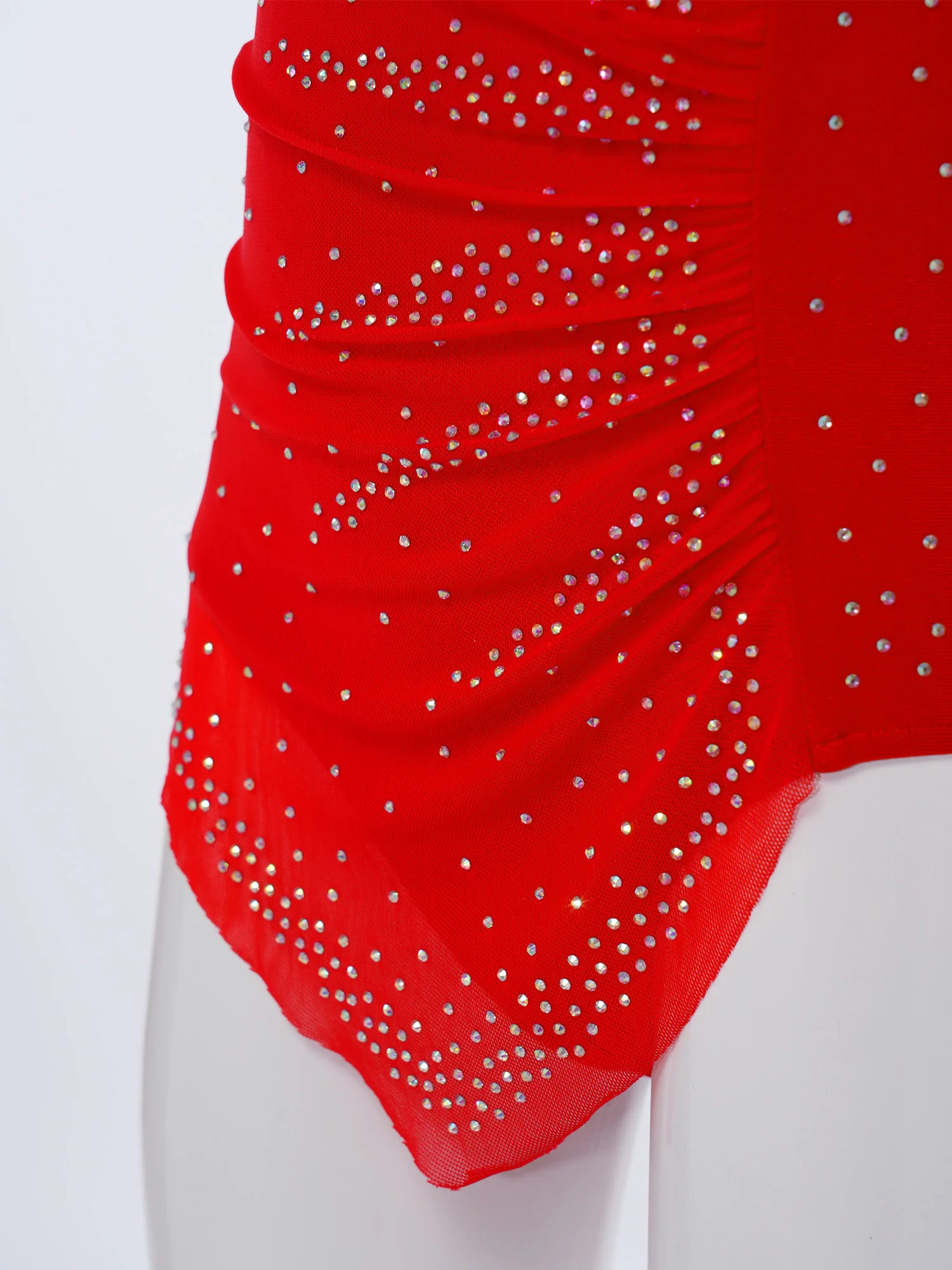 Girls Rhythmic Gymnastics Dance Costume Shiny Rhinestone Ruched Mesh Spaghetti Straps Leotard Color Block Ballet Dance Bodysuits
Girls Rhythmic Gymnastics Dance Costume Shiny Rhinestone Ruched Mesh Spaghetti Straps Leotard Color Block Ballet Dance Bodysuits