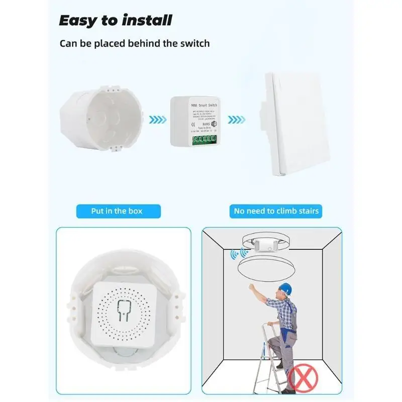 652F WiFi для модуля интеллектуального релейного выключателя работает с Alexa Google-home 16A/10A
652F WiFi для модуля интеллектуального релейного выключателя работает с Alexa Google-home 16A/10A