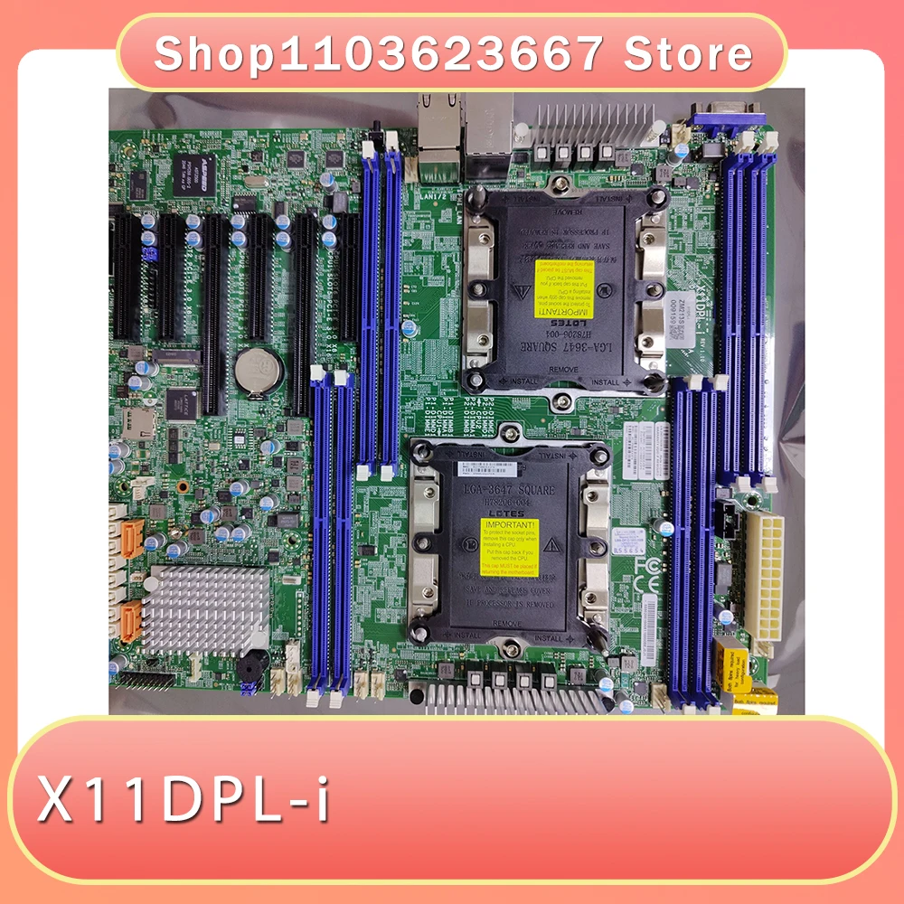 Для Supermicro двухканальная 3647-контактная набор микросхем C621 с интерфейсом M.2 серверная материнская плата X11DPL-i
Для Supermicro двухканальная 3647-контактная набор микросхем C621 с интерфейсом M.2 серверная материнская плата X11DPL-i