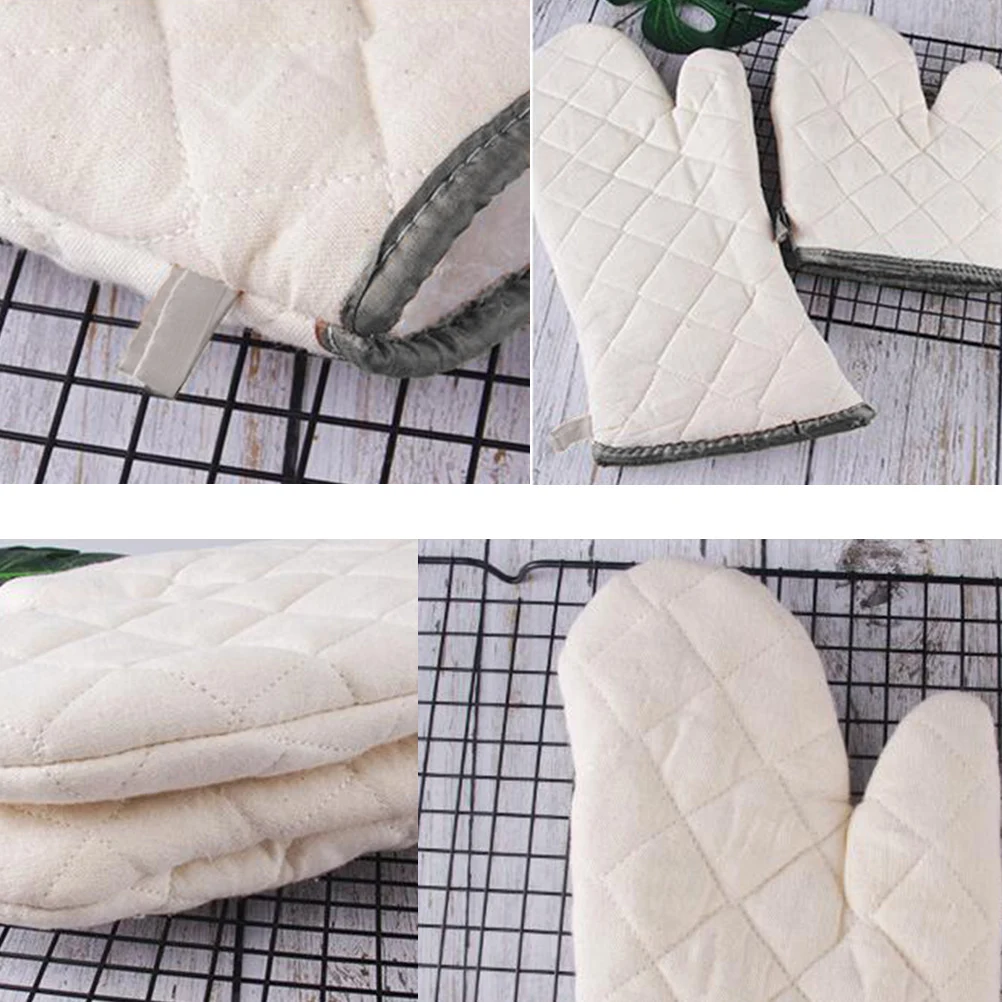 2 Pcs Oven Mitts Heat Resistant Insulation Gloves Anti-scalding High Temperature Resistance White Baking
2 Pcs Oven Mitts Heat Resistant Insulation Gloves Anti-scalding High Temperature Resistance White Baking