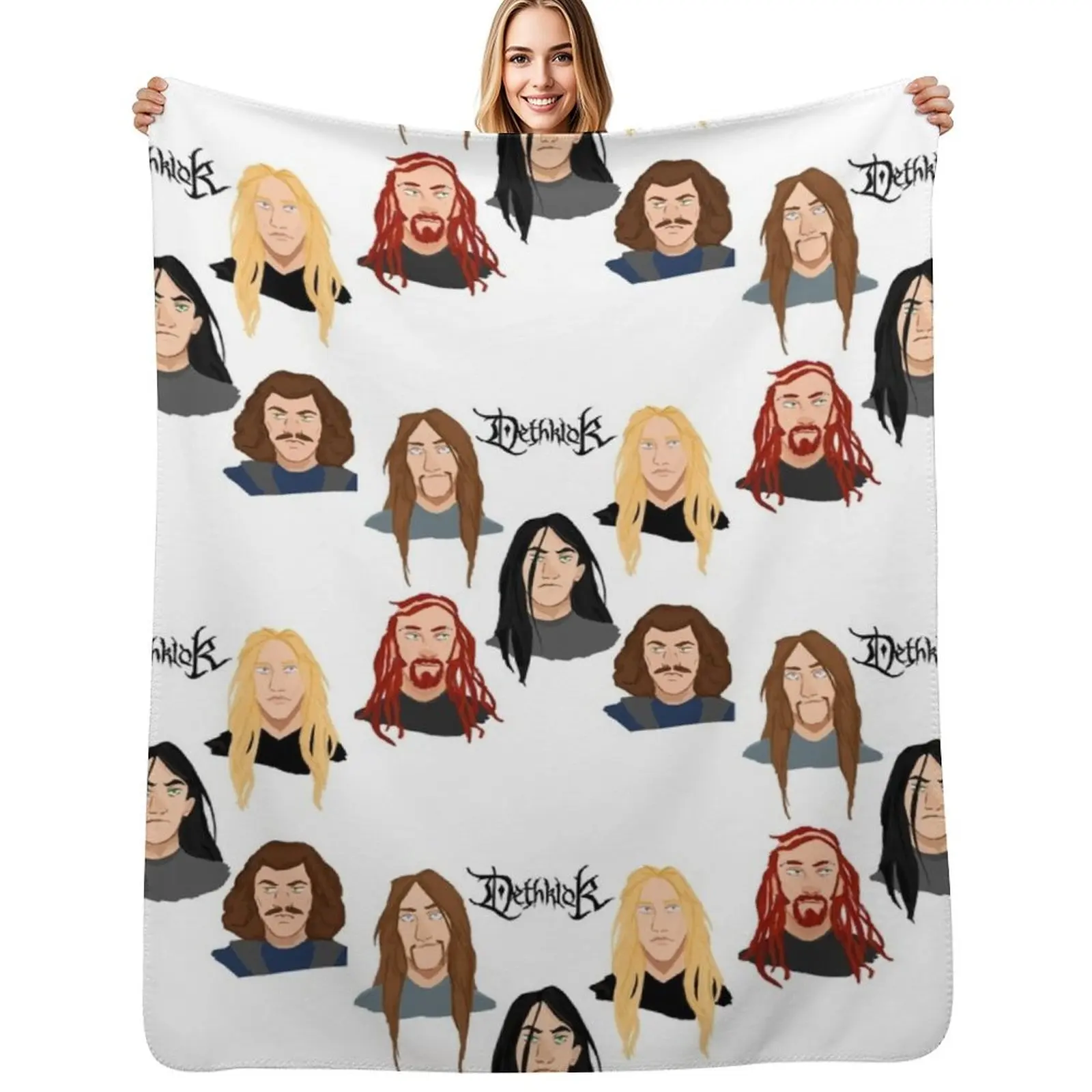 Metalocalypse - Dethklok Throw Blanket Warm Napping Blanket for Office Couch Bed
Metalocalypse - Dethklok Throw Blanket Warm Napping Blanket for Office Couch Bed
