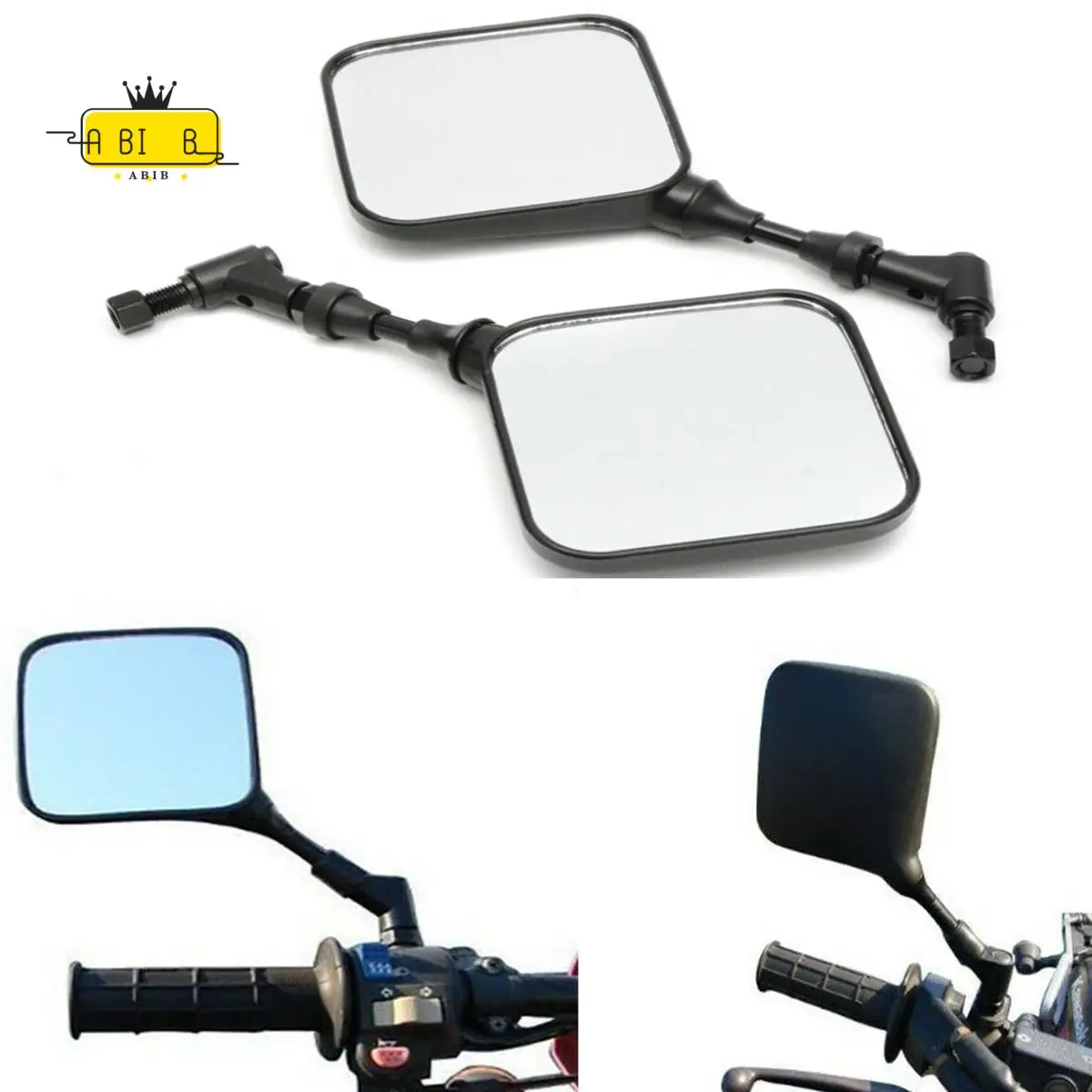 ABIB -2Pcs Motorcycle Rear View Mirror Black For Suzuki Dr 200 250 Dr350 Drz 400 Dr650
ABIB -2Pcs Motorcycle Rear View Mirror Black For Suzuki Dr 200 250 Dr350 Drz 400 Dr650