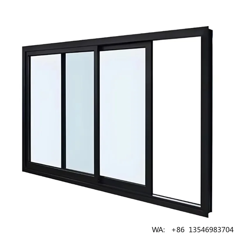 Modern Aluminum Alloy Sliding Window Horizontal Opening Heat Insulation Frame Black Color
Modern Aluminum Alloy Sliding Window Horizontal Opening Heat Insulation Frame Black Color