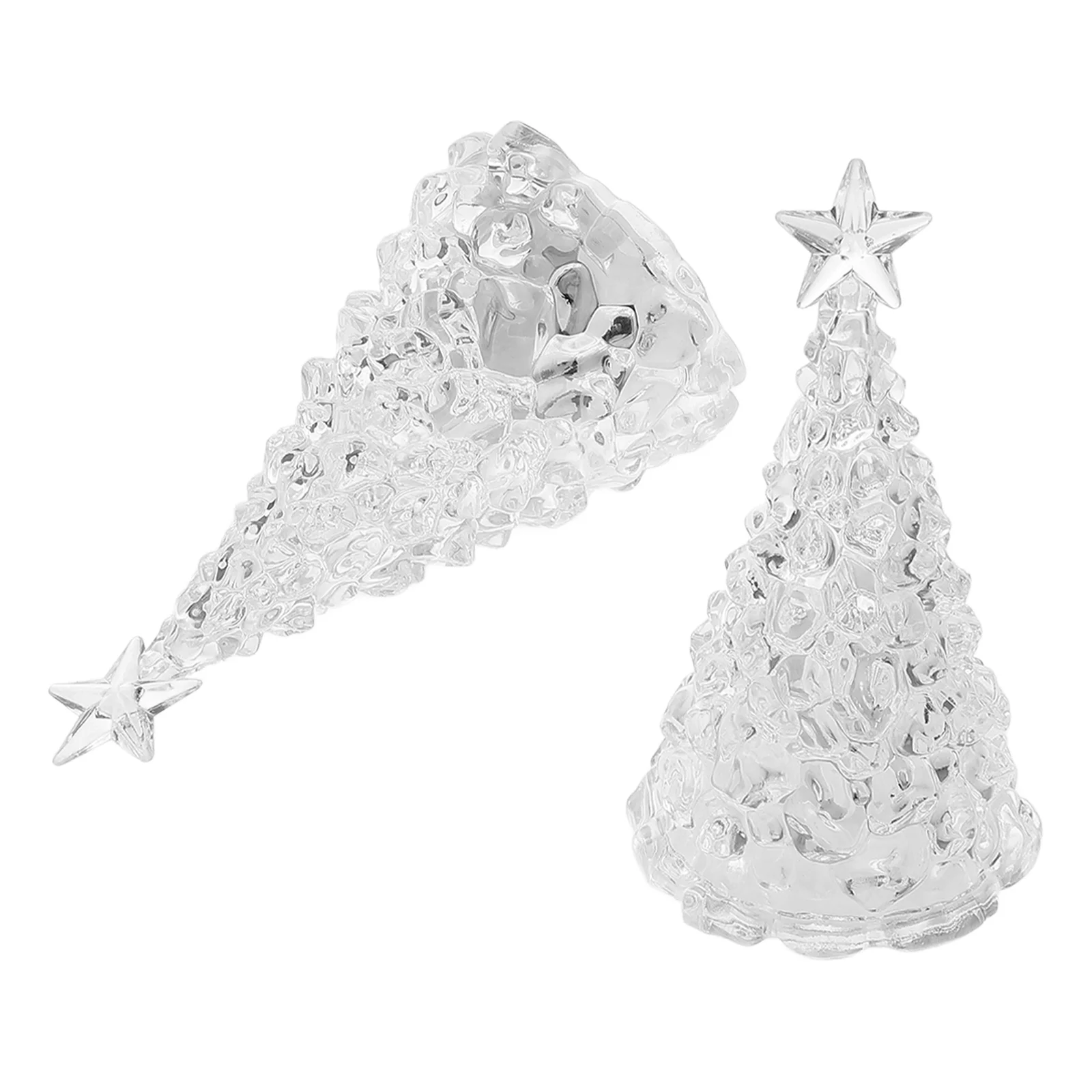 2 Pcs Christmas Tree Crystal Lantern Acrylic Desktop Decoration Lamp Light up Mini
2 Pcs Christmas Tree Crystal Lantern Acrylic Desktop Decoration Lamp Light up Mini