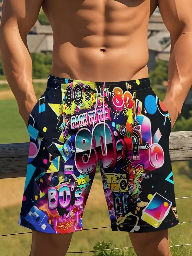 Гавайские мужские спортивные пляжные шорты с тематическим принтом «Я люблю 80-х», летние женские повседневные шорты, спортивная одежда для бега на открытом воздухе
Гавайские мужские спортивные пляжные шорты с тематическим принтом «Я люблю 80-х», летние женские повседневные шорты, спортивная одежда для бега на открытом воздухе
