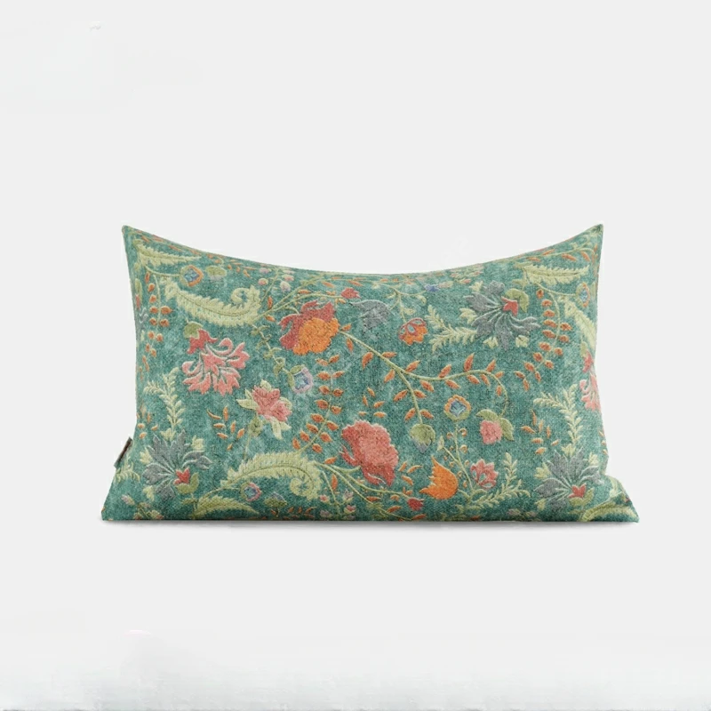 "Family and Garden" Advanced Retro French Green Red Maple Cotton Linen Pillow Model Villa Lumbar Pillow Home Sofa Decoration
"Family and Garden" Advanced Retro French Green Red Maple Cotton Linen Pillow Model Villa Lumbar Pillow Home Sofa Decoration