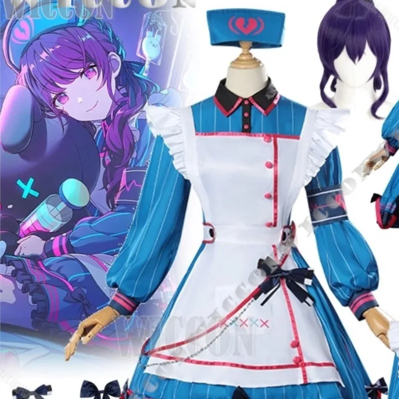 Asahina Mafuyu Ghost Maid Game PJSK Project Sekai Colorful Stage Cosplay Wig Lolita Dress Cute Girl Holloween Nvidad Carnaval
Asahina Mafuyu Ghost Maid Game PJSK Project Sekai Colorful Stage Cosplay Wig Lolita Dress Cute Girl Holloween Nvidad Carnaval