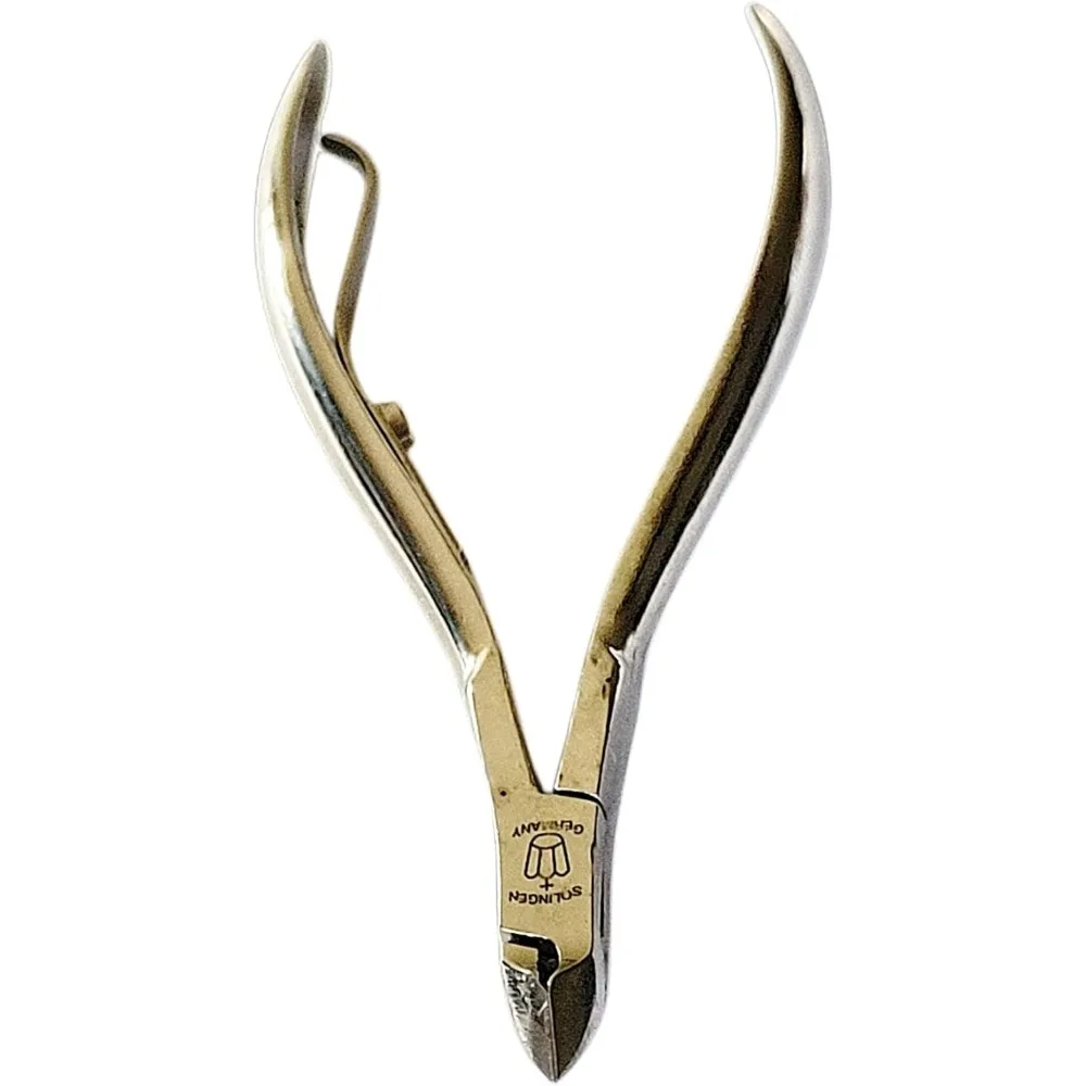 Solingen Cuticle Nippers sold by . Full Jaw Crown Nippers (7mm cutting edge) that are 4" (10cm) long. Manicure, pedicure, profes
Solingen Cuticle Nippers sold by . Full Jaw Crown Nippers (7mm cutting edge) that are 4" (10cm) long. Manicure, pedicure, profes