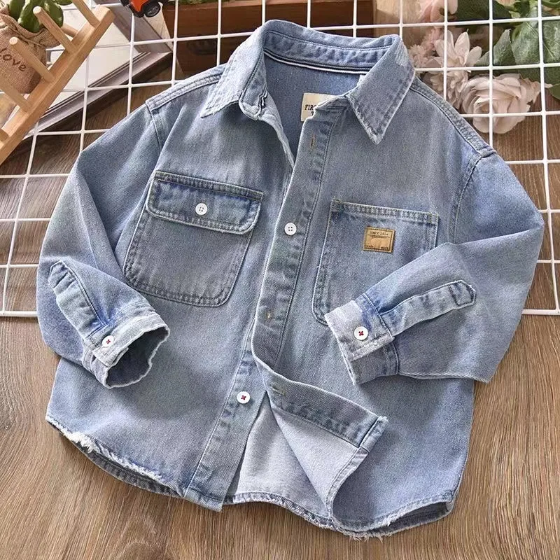 Spring and Autumn Boys' Jacket 2026 New Fashionable Children's Handsome Casual Denim Jacket
Spring and Autumn Boys' Jacket 2026 New Fashionable Children's Handsome Casual Denim Jacket