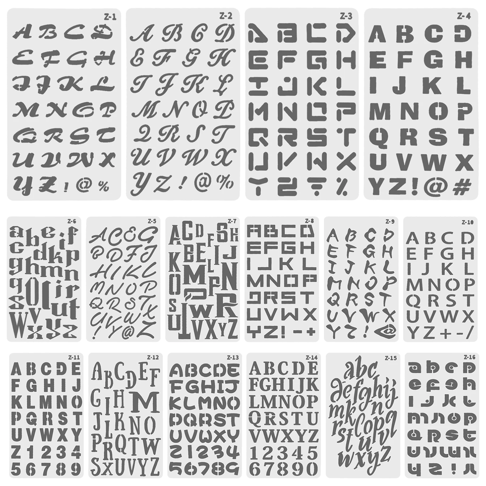 20pcs Letter Template Stencils Small Plastic for Painting White Alphabet Templates Versatile Use Precision
20pcs Letter Template Stencils Small Plastic for Painting White Alphabet Templates Versatile Use Precision