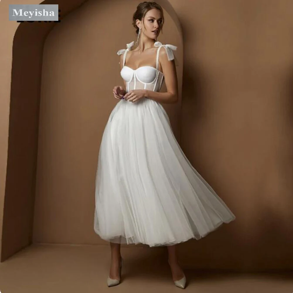 ZJ6047 Short Sparkly Wedding Dress Knee Length vestidos de novia Strapless Glitter Tulle Bride Dresses A Line Sleeveless Women
ZJ6047 Short Sparkly Wedding Dress Knee Length vestidos de novia Strapless Glitter Tulle Bride Dresses A Line Sleeveless Women