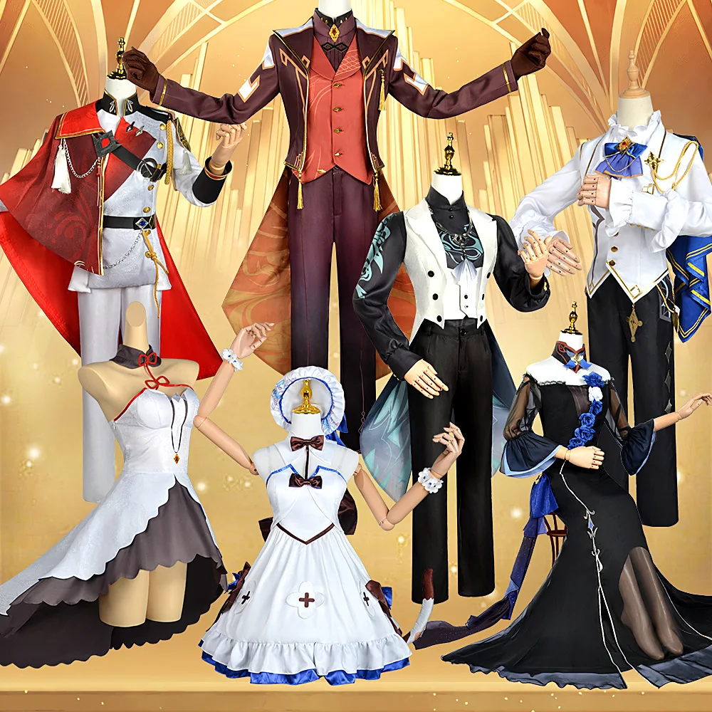 Genshin Impact Concert Cosplay Costume Zhongli Tartaglia Xiao Albedo Cosplay Outfit Set Shoes Wigs Customer Made
Genshin Impact Concert Cosplay Costume Zhongli Tartaglia Xiao Albedo Cosplay Outfit Set Shoes Wigs Customer Made