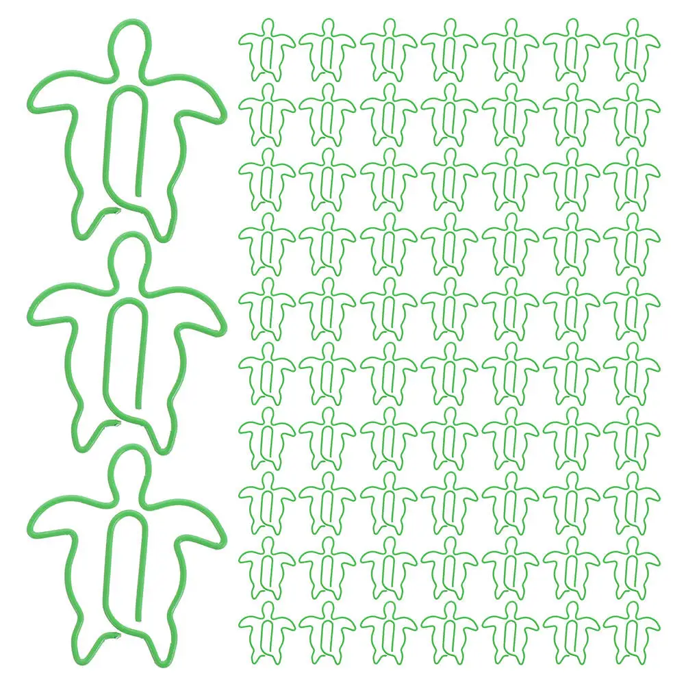 120Pcs Metal Sea Turtle Paperclips Animal Shaped Nonslip Decorative Clips for Office School Desk File Organization Cute Document
120Pcs Metal Sea Turtle Paperclips Animal Shaped Nonslip Decorative Clips for Office School Desk File Organization Cute Document