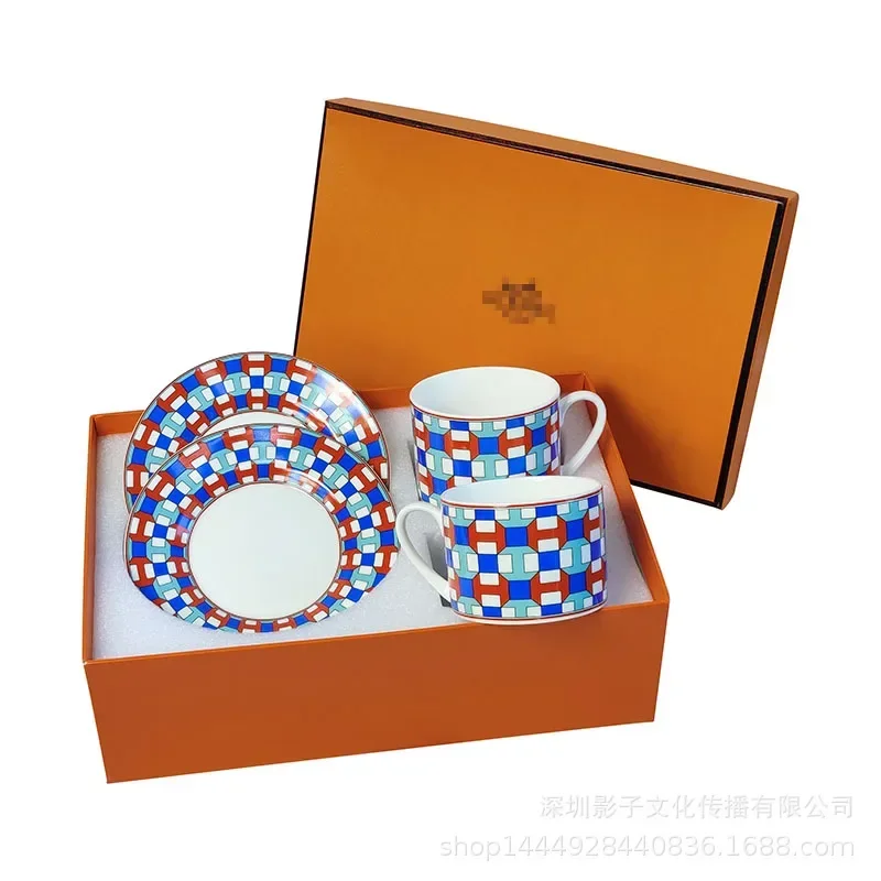 Fashion Coffee Cup Plate European Style Small Luxury Italian Coffee Cup Ins Style Exquisite High-end Ceramic Cup Set Gift
Fashion Coffee Cup Plate European Style Small Luxury Italian Coffee Cup Ins Style Exquisite High-end Ceramic Cup Set Gift