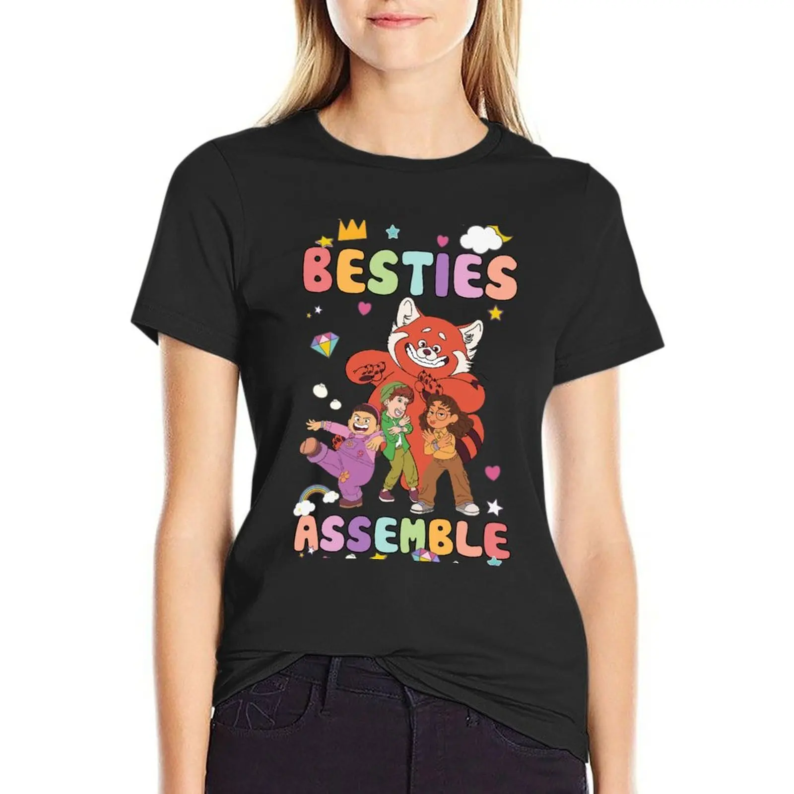 Besties Assemble T-Shirt quick drying customizeds female new edition t shirts for Women
Besties Assemble T-Shirt quick drying customizeds female new edition t shirts for Women
