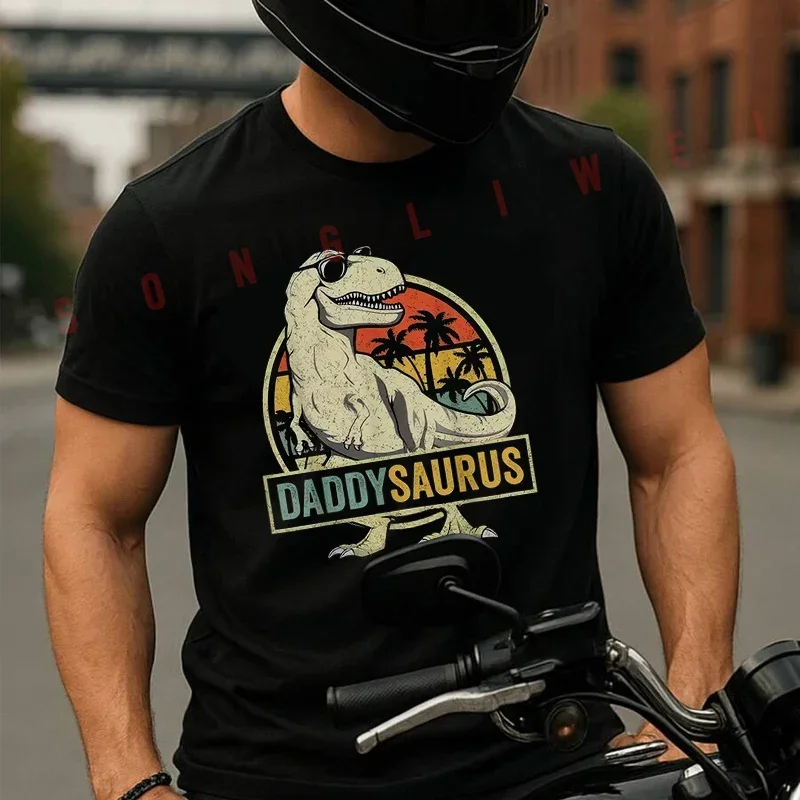 Daddysaurus T Rex Dinosaur Daddy Saurus Family Matching Moto T-Shirt Cotton New Fashion Summer Men O-Neck Tees
Daddysaurus T Rex Dinosaur Daddy Saurus Family Matching Moto T-Shirt Cotton New Fashion Summer Men O-Neck Tees