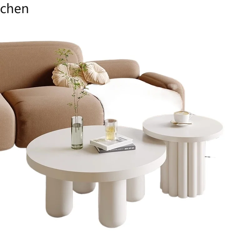 XL coffee table living room household French cream style Internet celebrity round coffee table table
XL coffee table living room household French cream style Internet celebrity round coffee table table